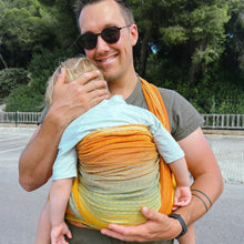 Laden Sie das Bild in den Galerie-Viewer, Girasol vävd sjal - Free Elf fusion d'oro - 100% naturbomull