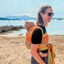 Laden Sie das Bild in den Galerie-Viewer, Girasol vävd sjal - Free Elf fusion d'oro - 100% naturbomull