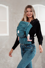 Load image into Gallery viewer, Flip Baby Carrier - Heart2Heart Lagoon - 100% organic cotton