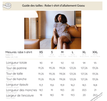 Laden Sie das Bild in den Galerie-Viewer, Amningst-shirtsklänning Graou