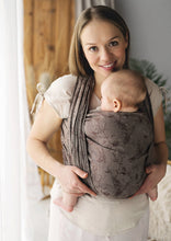 Load image into Gallery viewer, Little Frog Baby Wrap - Linen Joy of life - 75% combed cotton, 25% linen