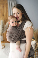 Load image into Gallery viewer, Little Frog Baby Wrap - Linen Joy of life - 75% combed cotton, 25% linen