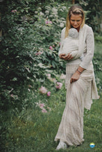 Ladda upp bild till gallerivisning, Little Frog Baby Wrap - Linen Summer Meadow - 75% kammad bomull, 25% linne
