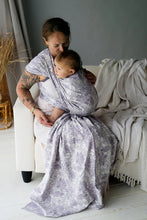 Load image into Gallery viewer, Little Frog Baby Wrap - Lotus Bloom - 100% combed cotton