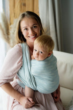 Ladda upp bild till gallerivisning, Little Frog Baby Wrap - Steel Whisper - 100% kammad bomull
