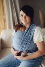 Laden Sie das Bild in den Galerie-Viewer, Little Frog Baby Wrap - Joy of life Air - 50% kammad bomull, 50% tencel