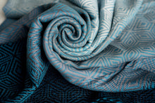 Load image into Gallery viewer, Little Frog Baby Wrap - Tencel Atmosphere Cube - 78% combed cotton, 22% tencel