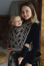 Laden Sie das Bild in den Galerie-Viewer, Little Frog Baby Wrap - Cosy Love - 50% gekämmte Baumwolle, 50% Bio-Baumwolle