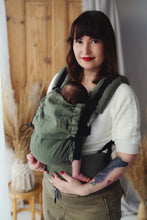 Ladda upp bild till gallerivisning, Little Frog Ergonomic Baby Carrier Prime V3 - Pure Linen Grove - 100% Linne
