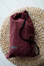 Ladda upp bild till gallerivisning, Little Frog Ergonomic Baby Carrier Prime V3 - Pure Linen Marsala - 100% Linne