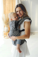 Ladda upp bild till gallerivisning, Little Frog Ergonomic Baby Carrier Prime V3 - Pure Linen Shadow - 100% Linne