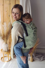Ladda upp bild till gallerivisning, Little Frog Baby Carrier Preschooler - Flow Lightness with linen - Dandelion - 75% bomull, 25% linne