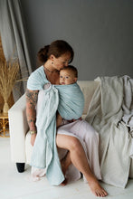 Load image into Gallery viewer, Little Frog Ring Sling - Steel Whisper - 100% combed cotton