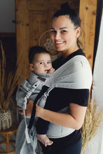 Load image into Gallery viewer, Little Frog Cross Hybrid Carrier - Gray Cube - 100% cotton