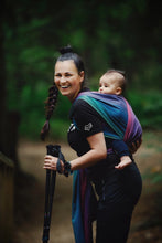 Laden Sie das Bild in den Galerie-Viewer, Little Frog Baby Wrap - Bamboo Misty Zircon - 75% kammad bomull, 25% bambu