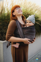 Laden Sie das Bild in den Galerie-Viewer, Little Frog Baby Wrap - Bronzit - 100% kammad bomull