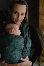 Load image into Gallery viewer, Little Frog Baby Wrap - Joy of life - 50% combed cotton, 50% tencel