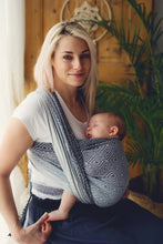 Laden Sie das Bild in den Galerie-Viewer, Little Frog Baby Wrap - Rocky Cube - 78% kammad bomull, 22% tencel