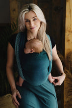 Laden Sie das Bild in den Galerie-Viewer, Little Frog Baby Wrap - Jade Cube - 100% kammad bomull