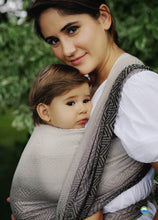 Load image into Gallery viewer, Little Frog Baby Wrap - Smokey Cube - 78% combed cotton, 22% tencel