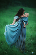 Load image into Gallery viewer, Little Frog Ring Sling - Stormy Cube - 100% combed cotton