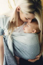 Load image into Gallery viewer, Little Frog Ring Sling - Rocky Cube - 78% combed cotton, 22% tencel