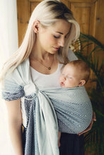Load image into Gallery viewer, Little Frog Ring Sling - Rocky Cube - 78% combed cotton, 22% tencel