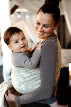 Load image into Gallery viewer, Little Frog Ring Ring Sling - Fleeting Nature - 80% combed cotton, 10% linen, 10% viscose