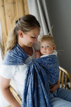 Load image into Gallery viewer, Little Frog Ring sling - Lotus Breeze - 75% combed cotton, 25% linen