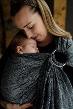 Laden Sie das Bild in den Galerie-Viewer, Little Frog Ringsjal - Linen Night Wildness - 75% kammad bomull, 25% linne