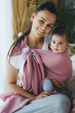 Load image into Gallery viewer, Little Frog Ring Sling - Pure Linen Hutt Lagoon - 100% linen