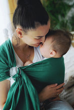 Laden Sie das Bild in den Galerie-Viewer, Little Frog Ringsjal - Pure Linen Pine - 100% linne