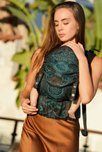 Load image into Gallery viewer, Flip Baby Carrier - Mandala Mermaid - 50% bamboo viscose, 49% organic cotton, 1% polyester