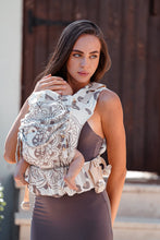 Load image into Gallery viewer, Flip X Baby Carrier - Om Shanti Latte Macchiato - 48% organic cotton, 26% bamboo viscose, 26% modal