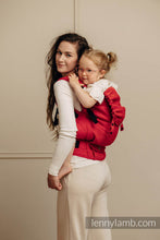 Load image into Gallery viewer, LennyPreschool Carrier - LITTLE HERRINGBONE SEDONA - 100% cotton