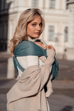 Load image into Gallery viewer, WrapStar Baby Carrier - Heart2Heart Lagoon - 100% organic cotton