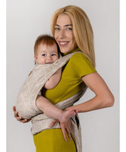 Load image into Gallery viewer, ISARA Quick Half Buckle Carrier - Au Naturel - 55% linen, 45% organic cotton