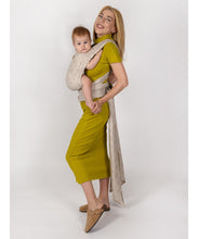 Load image into Gallery viewer, ISARA Quick Half Buckle Carrier - Au Naturel - 55% linen, 45% organic cotton