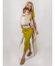 Load image into Gallery viewer, ISARA Quick Half Buckle Carrier - Au Naturel - 55% linen, 45% organic cotton