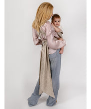 Load image into Gallery viewer, ISARA Quick Half Buckle Carrier - Au Naturel - 55% linen, 45% organic cotton