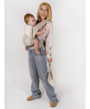 Load image into Gallery viewer, ISARA Quick Half Buckle Carrier - Au Naturel - 55% linen, 45% organic cotton