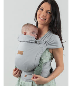 ISARA QuickTie Carrier - Pearl Grey - 100% bomull