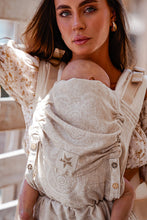 Load image into Gallery viewer, Flip Baby Carrier - Mandala Nature Lovers - 48% bamboo viscose, 26% organic cotton, 26% linen