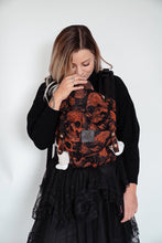 Load image into Gallery viewer, Flip Baby Carrier - Skulls x Florian - 56% bamboo viscose, 41% organic cotton, 2% lurex, 1% polyester