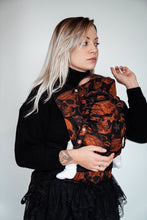 Load image into Gallery viewer, Flip Baby Carrier - Skulls x Florian - 56% bamboo viscose, 41% organic cotton, 2% lurex, 1% polyester