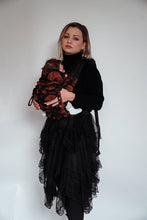 Load image into Gallery viewer, Flip Baby Carrier - Skulls x Florian - 56% bamboo viscose, 41% organic cotton, 2% lurex, 1% polyester