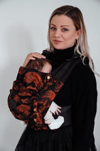 Load image into Gallery viewer, Flip Baby Carrier - Skulls x Florian - 56% bamboo viscose, 41% organic cotton, 2% lurex, 1% polyester