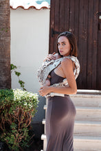 Load image into Gallery viewer, Flip X Baby Carrier - Om Shanti Latte Macchiato - 48% organic cotton, 26% bamboo viscose, 26% modal