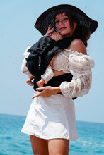 Load image into Gallery viewer, TaiTai Baby Carrier - Safari Black Beauty - 50% organic cotton, 50% bamboo viscose
