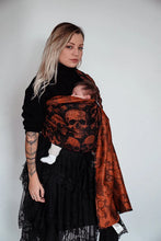 Load image into Gallery viewer, KOKADI Ring Sling - Skulls x Florian - 56% bamboo viscose, 41% organic cotton, 2% lurex, 1% polyester